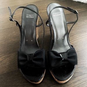 Stuart Weitzman Patent Leather Wedges